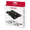 Axagon RHD-435 laikiklis 4x 2,5 colio arba 2x 2,5 colio HDD/SSD ir 1x 3,5 colio HDD į 5,25 colio nišą, metalinis