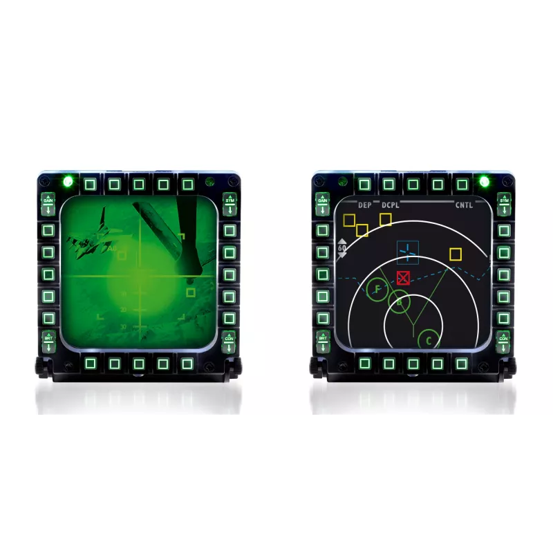 Thrustmaster MFD Cougar Pack Juoda Joystick PC