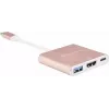 USB-C į HDMI vaizdo adapteris SidabrinėSTONE EP08 (USB‑C 3.1, HDMI) Rožinis
