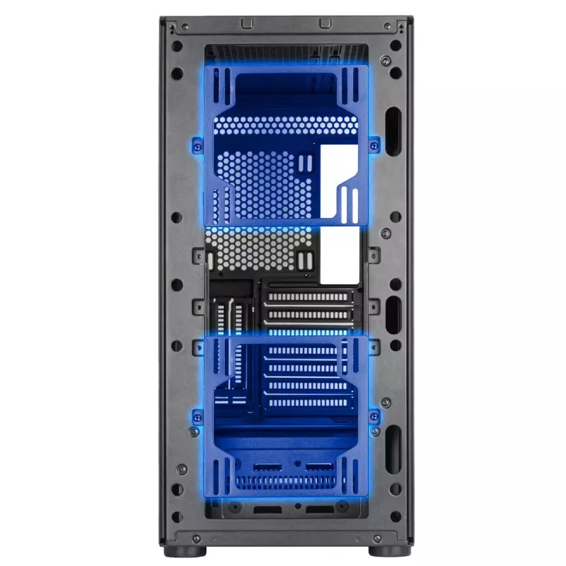 PC korpusas Sidabrinėstone SETA D1 Midi Tower juodas