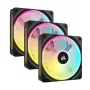 CORSAIR Qx RGB serijos Icue Link Qx120 RGB 120 mm magnetinio kupolo RGB ventiliatoriaus pradinis rinkinys