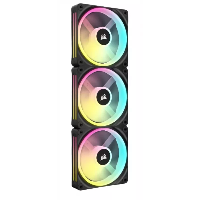 CORSAIR Qx RGB serijos Icue Link Qx120 RGB 120 mm magnetinio kupolo RGB ventiliatoriaus pradinis rinkinys