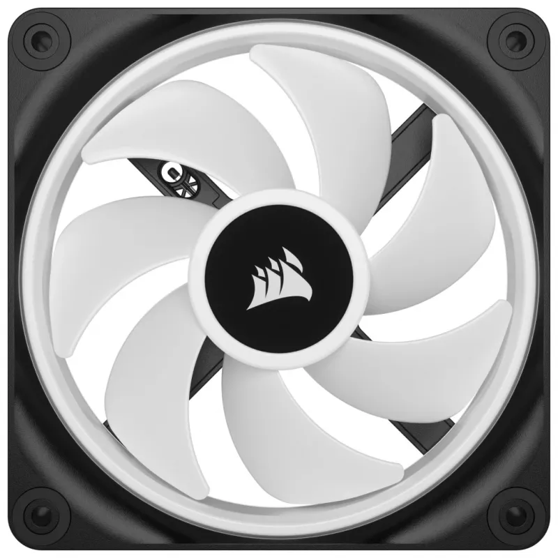 CORSAIR Qx RGB serijos Icue Link Qx120 RGB 120 mm magnetinio kupolo RGB ventiliatoriaus pradinis rinkinys