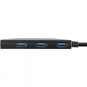 InLine USB 3.2 Gen.1 šakotuvas, USB-C į 2 prievadų USB-C ir 3 prievadų USB-A, su maitinimo bloku