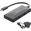 InLine USB 3.2 Gen.1 šakotuvas, USB-C į 2 prievadų USB-C ir 3 prievadų USB-A, su maitinimo bloku