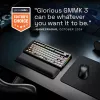 Mechaninė klaviatūra GLORIOUS GMMK 3 PRO 75% Barebones laidinė USB, RGB, juoda, 2 m laidas