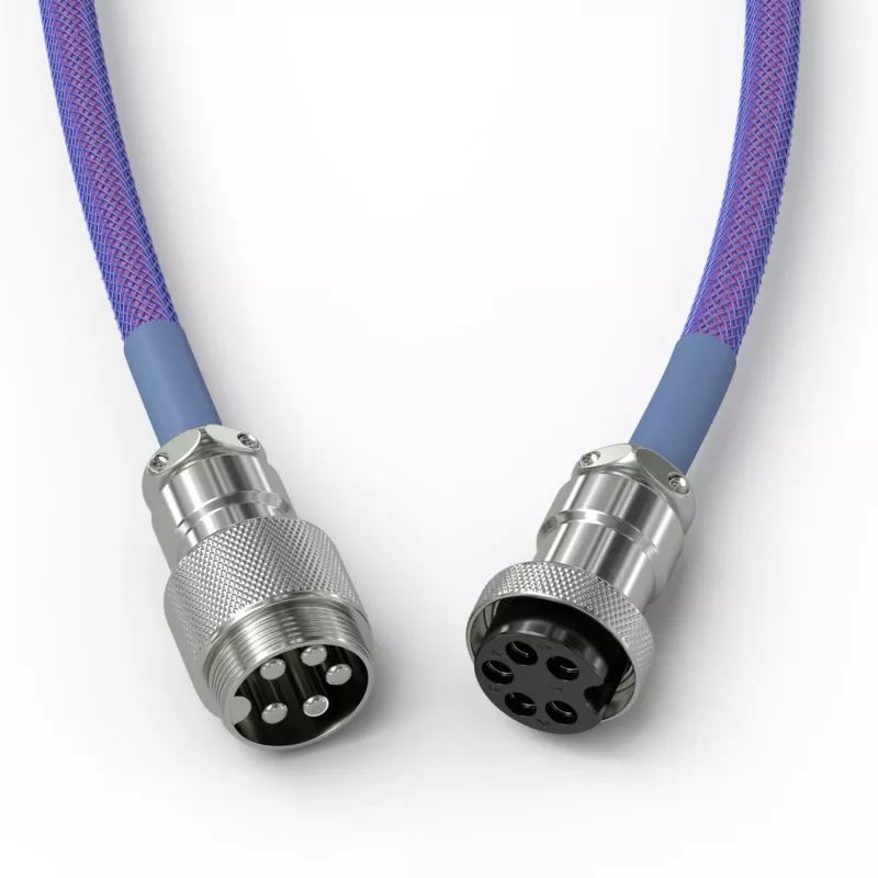 Suvyniotas USB laidas GLORIOUS GMMK Nebula 1,5 m RGB klaviatūroms