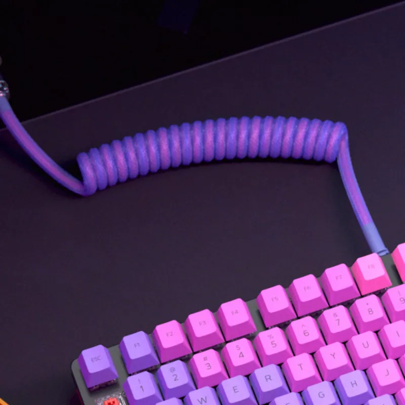 Suvyniotas USB laidas GLORIOUS GMMK Nebula 1,5 m RGB klaviatūroms
