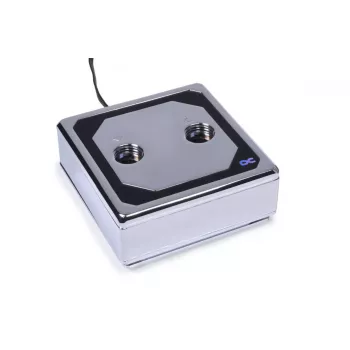 Vandens blokas Alphacool 13083 su žalvariu, variu ir chromu, 70 mm