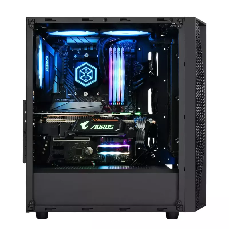 PC Case Sidabrinėstone FARA B1 PRO Tower Juoda