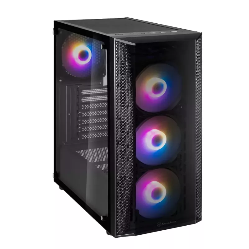 PC Case Sidabrinėstone FARA B1 PRO Tower Juoda