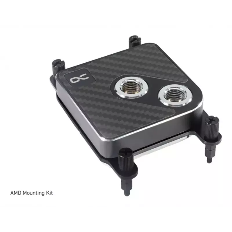„Alphacool Core 1 Carbon“ vandens blokas, žalvaris, varis, nikelis, juodas, 72 mm