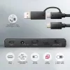 Clone Master USB-C Axagon ADSA-CC NVMe M.2 SSD ir SATA HDD