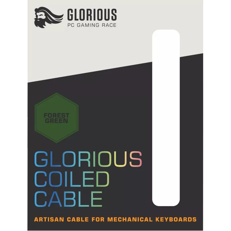 Glorious Gaming susuktas žalias 1.37 m