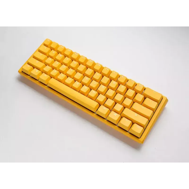 Ducky One 3 Geltona Mini klaviatūra, žaidimams, USB, vokiška, mechaninė, RGB