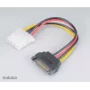 Akasa SATA–4 kontaktų Molex adapteris AK‑CBPW03‑KT02 15 cm kabelis, 2 vnt. pakuotė