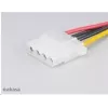 Akasa SATA–4 kontaktų Molex adapteris AK‑CBPW03‑KT02 15 cm kabelis, 2 vnt. pakuotė