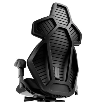 Žaidimams skirta kompiuterio kėdė noblechairs DAWN — paminkštinta sėdynė, maks. svoris 110 kg, sėdynės plotis 53 cm, juoda