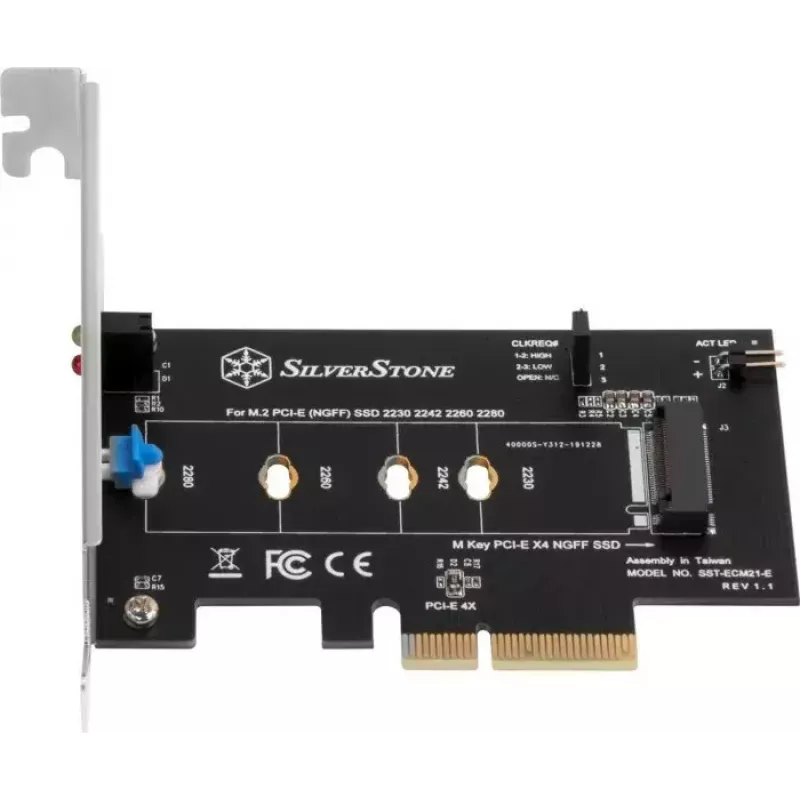 PCIe adapteris SILVERSTONE SST-ECM21-E — PCIe 4.0 palaikymas
