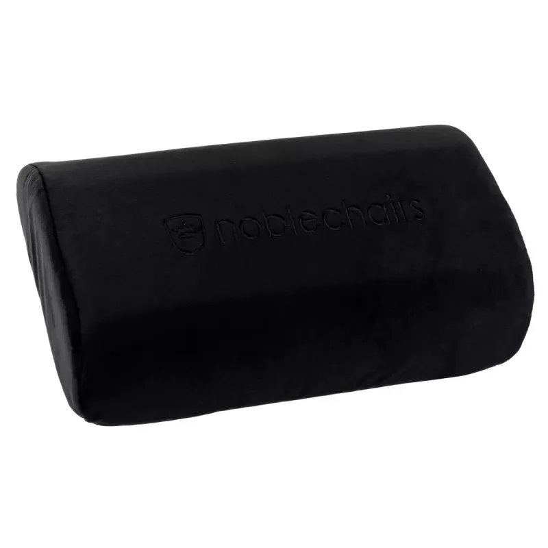Pagalvėlių rinkinys noblechairs NBL-SP-PST-002 — 2 dalių juodos sėdimosios ir juosmens pagalvėlės