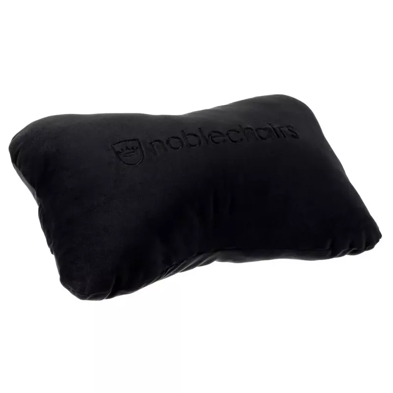 Pagalvėlių rinkinys noblechairs NBL-SP-PST-002 — 2 dalių juodos sėdimosios ir juosmens pagalvėlės
