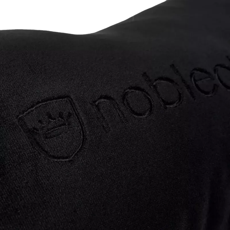 Pagalvėlių rinkinys noblechairs NBL-SP-PST-002 — 2 dalių juodos sėdimosios ir juosmens pagalvėlės