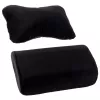 Pagalvėlių rinkinys noblechairs NBL-SP-PST-002 — 2 dalių juodos sėdimosios ir juosmens pagalvėlės
