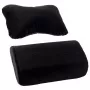 Pagalvėlių rinkinys noblechairs NBL-SP-PST-002 — 2 dalių juodos sėdimosios ir juosmens pagalvėlės