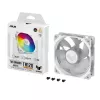 Oro aušintuvas ASUS TUF GAMING TR120 ARGB REVERSE 120 mm 2000 RPM balta, hidraulinis guolis, 76,3 CFM