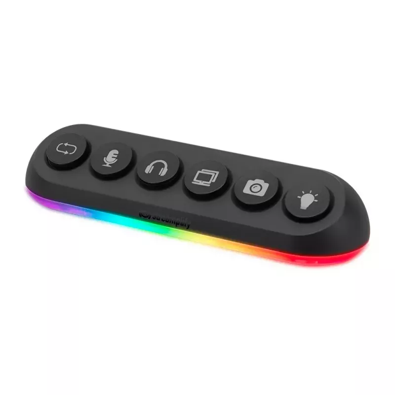Streamplify HUB DECK 5 juodas USB 2.0 USB 3.0 24W 1,8m
