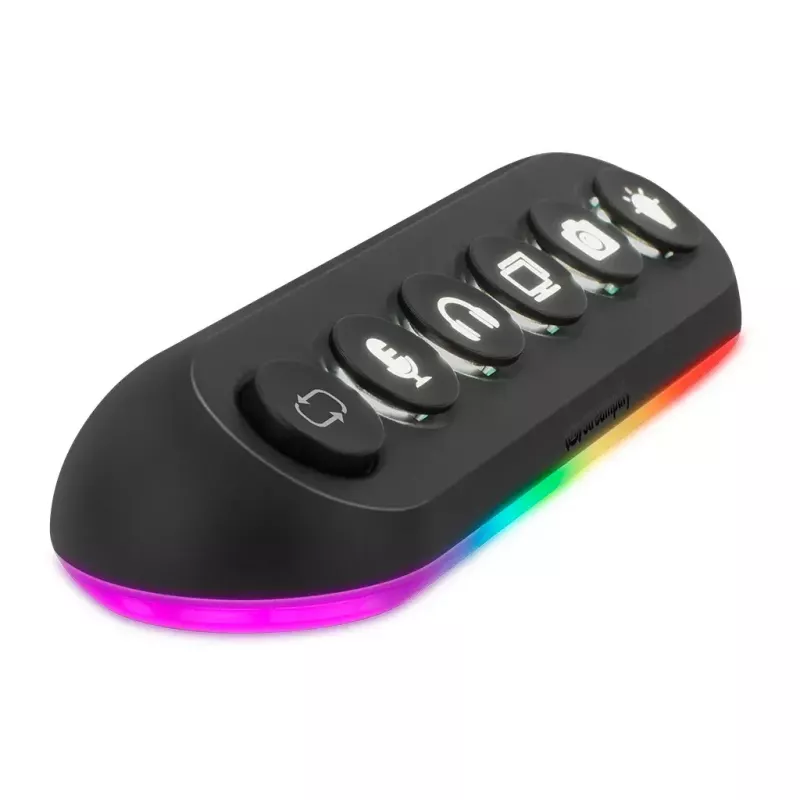 Streamplify HUB DECK 5 juodas USB 2.0 USB 3.0 24W 1,8m