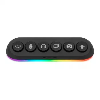 Streamplify HUB DECK 5 juodas USB 2.0 USB 3.0 24W 1,8m