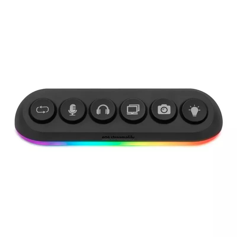 Streamplify HUB DECK 5 juodas USB 2.0 USB 3.0 24W 1,8m