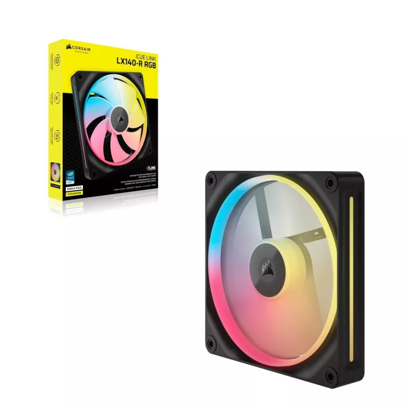 Ventiliatorius Corsair iCUE LINK LX140-R RGB 14 cm Juodas 2000 RPM 3.55 mmH2O
