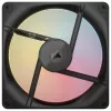 Ventiliatorius Corsair iCUE LINK LX140-R RGB 14 cm Juodas 2000 RPM 3.55 mmH2O