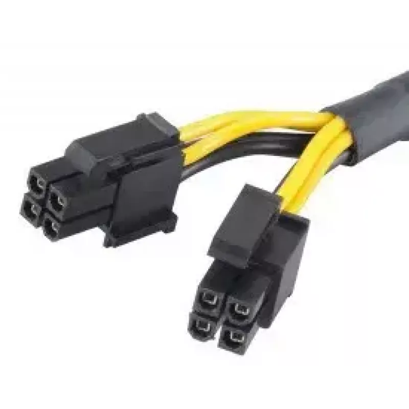 Vidinis maitinimo kabelis Akasa AK-CBPW10-15BK 0,15 m PCI-E 8-ių kontaktų ATX 4-ių kontaktų