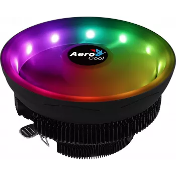 Aerocool Core Plus procesoriaus aušintuvas 13,6 cm, juodas, baltas