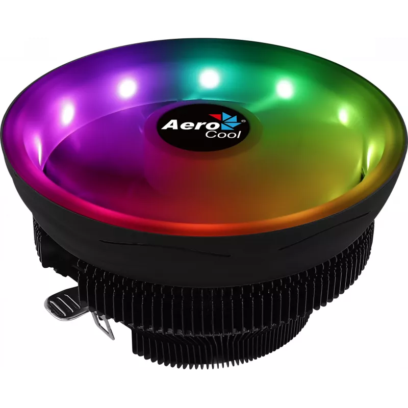 Aerocool Core Plus procesoriaus aušintuvas 13,6 cm, juodas, baltas
