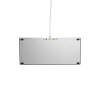 Mechaninė žaidimų klaviatūra GLORIOUS GMMK 3 PRO HE 75% surinkta laidinė USB QWERTY sidabrinė