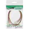 InLine maitinimo šaltinio prailginimo kabelis 4 kontaktų Molex kištukas / lizdas 29650D 1 m
