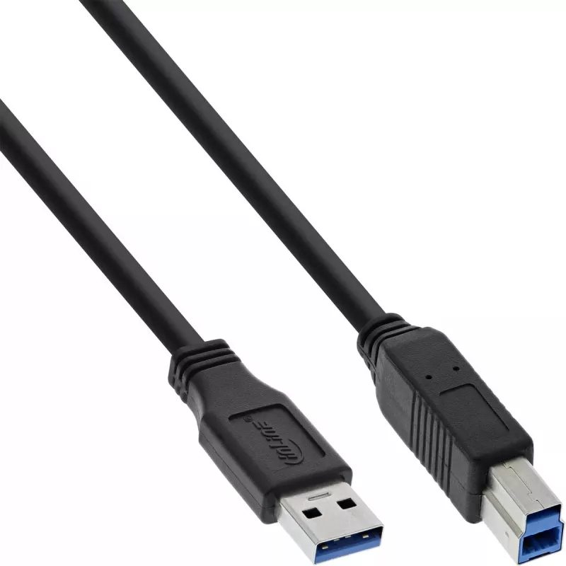 USB 3.2 Gen.1 laidas jungtis A (kištukas) / jungtis B (kištukas) InLine 35320 2 m juodas