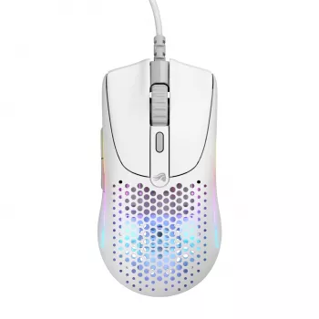 Glorious Gaming Glorious Model O 2 Mini - Matinė balta, Dešiniarankė, Optinė, USB Type-A, 26000 DPI, Balta