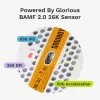 Glorious Gaming Glorious Model O 2 Mini - Matinė balta, Dešiniarankė, Optinė, USB Type-A, 26000 DPI, Balta