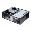 PC korpusas SILVERSTONE Grandia GD05 HTPC juodas — Mini‑ITX/DTX/Micro‑ATX, 2×3,5 colio + 2×2,5 colio, 1×5,25 colio, 3×120 mm šoniniai ventiliatoriai, USB 3.0