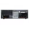 PC korpusas SILVERSTONE Grandia GD05 HTPC juodas — Mini‑ITX/DTX/Micro‑ATX, 2×3,5 colio + 2×2,5 colio, 1×5,25 colio, 3×120 mm šoniniai ventiliatoriai, USB 3.0