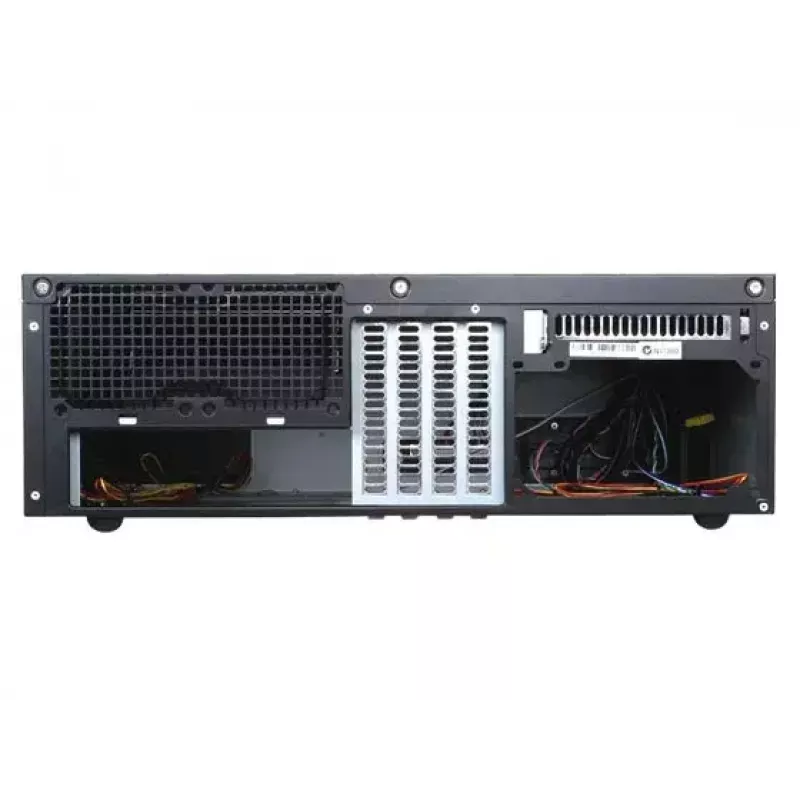PC korpusas SILVERSTONE Grandia GD05 HTPC juodas — Mini‑ITX/DTX/Micro‑ATX, 2×3,5 colio + 2×2,5 colio, 1×5,25 colio, 3×120 mm šoniniai ventiliatoriai, USB 3.0