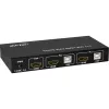 InLine 2x1 HDMI KVM jungiklis, 2x1, HDMI 4K2K, USB 2.0 šakotuvas, su garso įvestimi