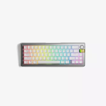 Glorious Gaming GMMK 3 PRO HE 65% Paruošta belaidė klaviatūra sidabrinė - US