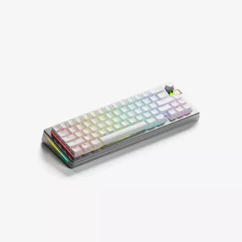 Glorious Gaming GMMK 3 PRO HE 65% Paruošta belaidė klaviatūra sidabrinė - US