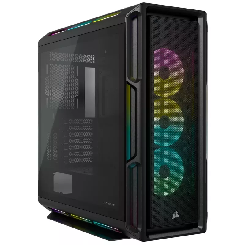CORSAIR Mid-tower ATX kompiuterio korpusas - Icue 5000t - RGB grūdintas stiklas - juodas